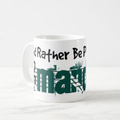 私はむしろ私のマンドリンを演奏していました コーヒーマグカップ (正面左)