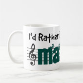 私はむしろ私のマンドリンを演奏していました コーヒーマグカップ (左)