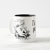 私はむしろ私の器官のマグを遊んでいました ツートーンマグカップ (正面左)