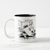 私はむしろ私の器官のマグを遊んでいました ツートーンマグカップ (左)