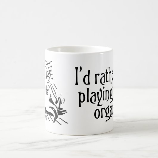 私はむしろ私の器官のマグを遊んでいました ツートーンマグカップ (中央)