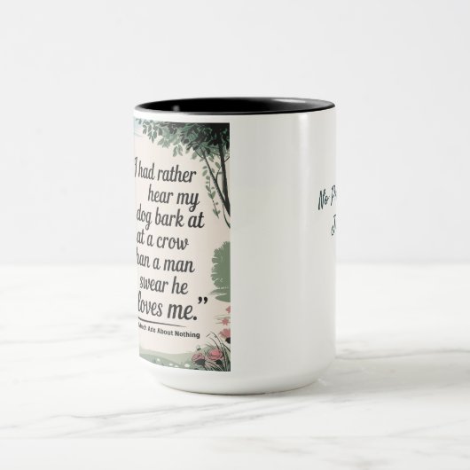 私はむしろ私の犬を聞いていた:フェミニストのウィット マグカップ (中央)