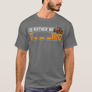 私はむしろ私の農場の農業になるおもしろい農家 Tシャツ