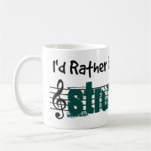 私はむしろ私の遊くそになる コーヒーマグカップ (左)