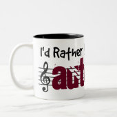 私はむしろ私のAutoharpを遊んでいました ツートーンマグカップ (左)