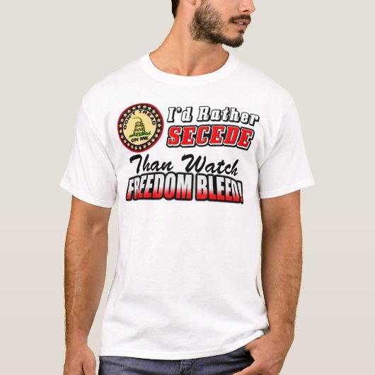 私はむしろ脱退します! Tシャツ (正面)