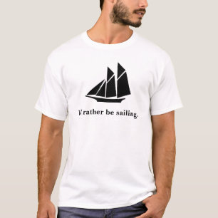私はむしろ航海していました Tシャツ