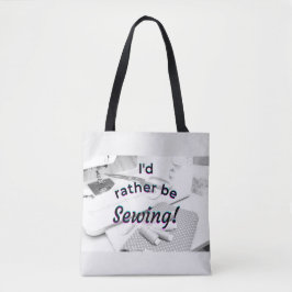 私はむしろ裁縫だ トートバッグ