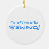 私はむしろ裁縫のクリスマス装飾品 セラミックオーナメント (裏面)