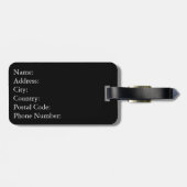 私はむしろ読んでいました ラゲッジタグ (裏面横)