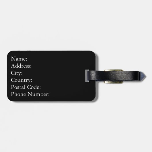 私はむしろ読んでいました ラゲッジタグ (裏面横)