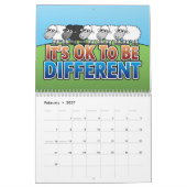 私はむしろ農業になる – かわいい漫画の動物 カレンダー (2月 2027)