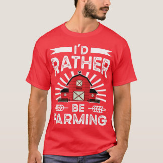 私はむしろ農業農家アパレル農業引用文 Tシャツ