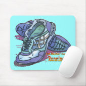 私はむしろ連続した_のスニーカーです マウスパッド (マウス)