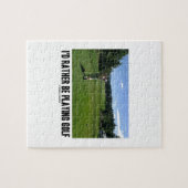 私はむしろ遊んでいましたゴルフ(ゴルフコースのゴルファー)を ジグソーパズル (横)