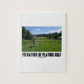 私はむしろ遊んでいましたゴルフ(ゴルフコースのゴルファー)を ジグソーパズル (縦)