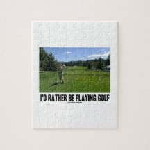 私はむしろ遊んでいましたゴルフ(ゴルフコースのゴルファー)を