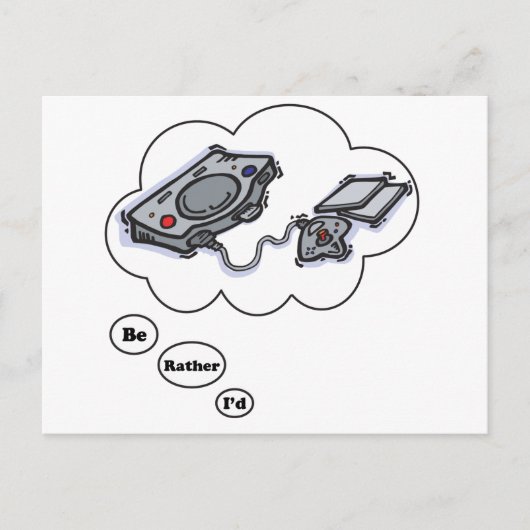 私はむしろ遊テレビゲーム2 ポストカード (正面)