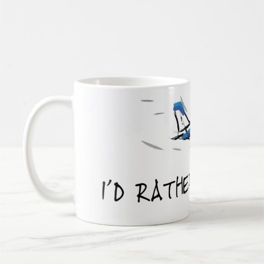 私はむしろ飛んでいました! マグPA 28 PPL コーヒーマグカップ (左)