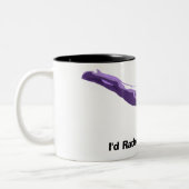 私はむしろ飛んでいるなマグです ツートーンマグカップ (左)