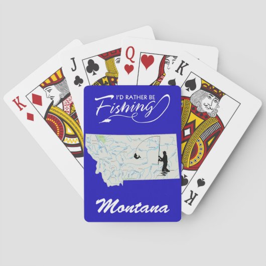 私はむしろ魚釣りモンタン自転車トランプ トランプ (裏面)