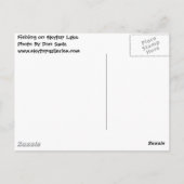 私はむしろ魚釣り! ポストカード (裏面)