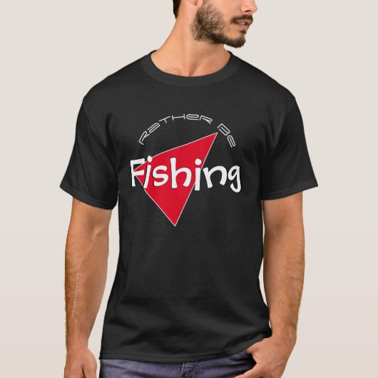 私はむしろ魚釣り Tシャツ (正面)