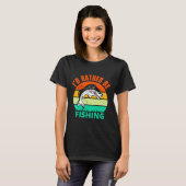 私はむしろ魚釣り Tシャツ (正面フル)