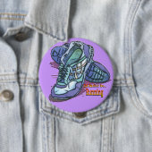 私はむしろ-スニーカー走っていました 缶バッジ (インサイチュ)