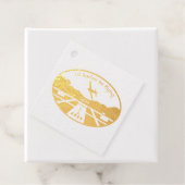 "私はむしろ"空港飛んでいる飛行機フォイルラベル フェイバータグ (箱)