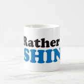 私はむしろ-青採取していました コーヒーマグカップ (中央)