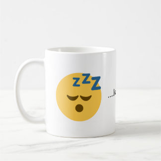 私はむしろEmoji睡眠のコーヒー・マグです コーヒーマグカップ