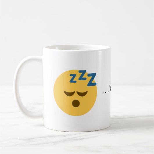 私はむしろEmoji睡眠のコーヒー・マグです コーヒーマグカップ (左)