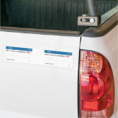 私はむしろGchattingです バンパーステッカー (トラック上)