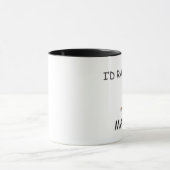 私はむしろMarmotです マグカップ (中央)