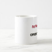 私はむしろOrienteeringです コーヒーマグカップ (中央)