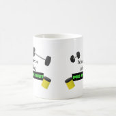 私はむしろPREWORKOUT |のおもしろいな体育館を飲んでいました コーヒーマグカップ (中央)