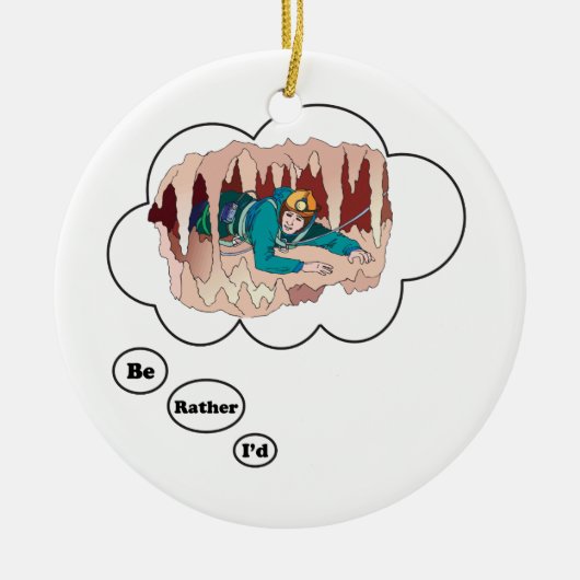 私はむしろSpelunking 3です セラミックオーナメント (正面)