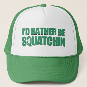 私はむしろSquatchinです キャップ