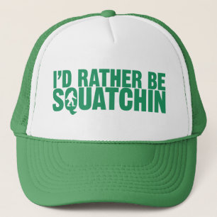 私はむしろSquatchinの緑の帽子です キャップ