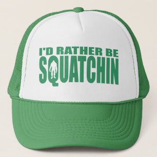私はむしろSQUATCHINの見つけ帽子-ビッグフットを見つけることです キャップ
