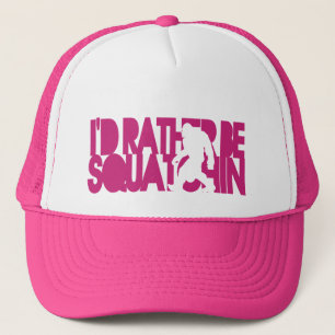 私はむしろSquatchin -ピンクです キャップ