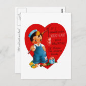 私はもしあなたのハートをキャッチした ポストカード (正面/裏面)