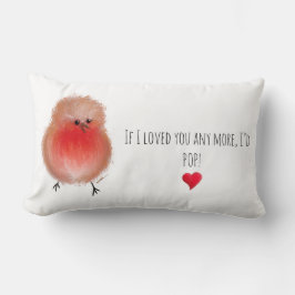 私はもしもう可愛いロビンが好きポップ・アートのだった ランバークッション