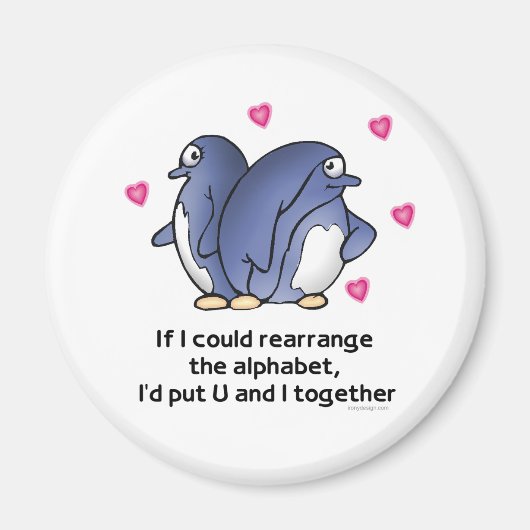 私はもしアルファベットを… マグネット (正面)