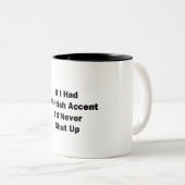 私はもしイギリス訛りがあった ツートーンマグカップ (正面右)