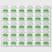 私はもしゴルフをしていない ラッピングペーパー (フラット)