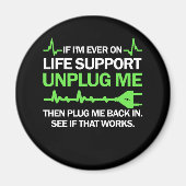 私はもし今まで人生のサポートを解除し、私を接続する マグネット (正面)