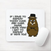 私はもし今日も何度も繰り返さなければならない マウスパッド (マウス)