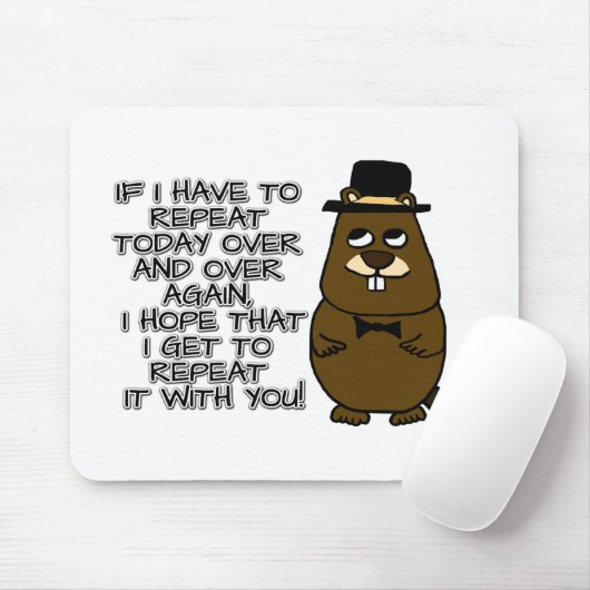 私はもし今日も何度も繰り返さなければならない マウスパッド (マウス)